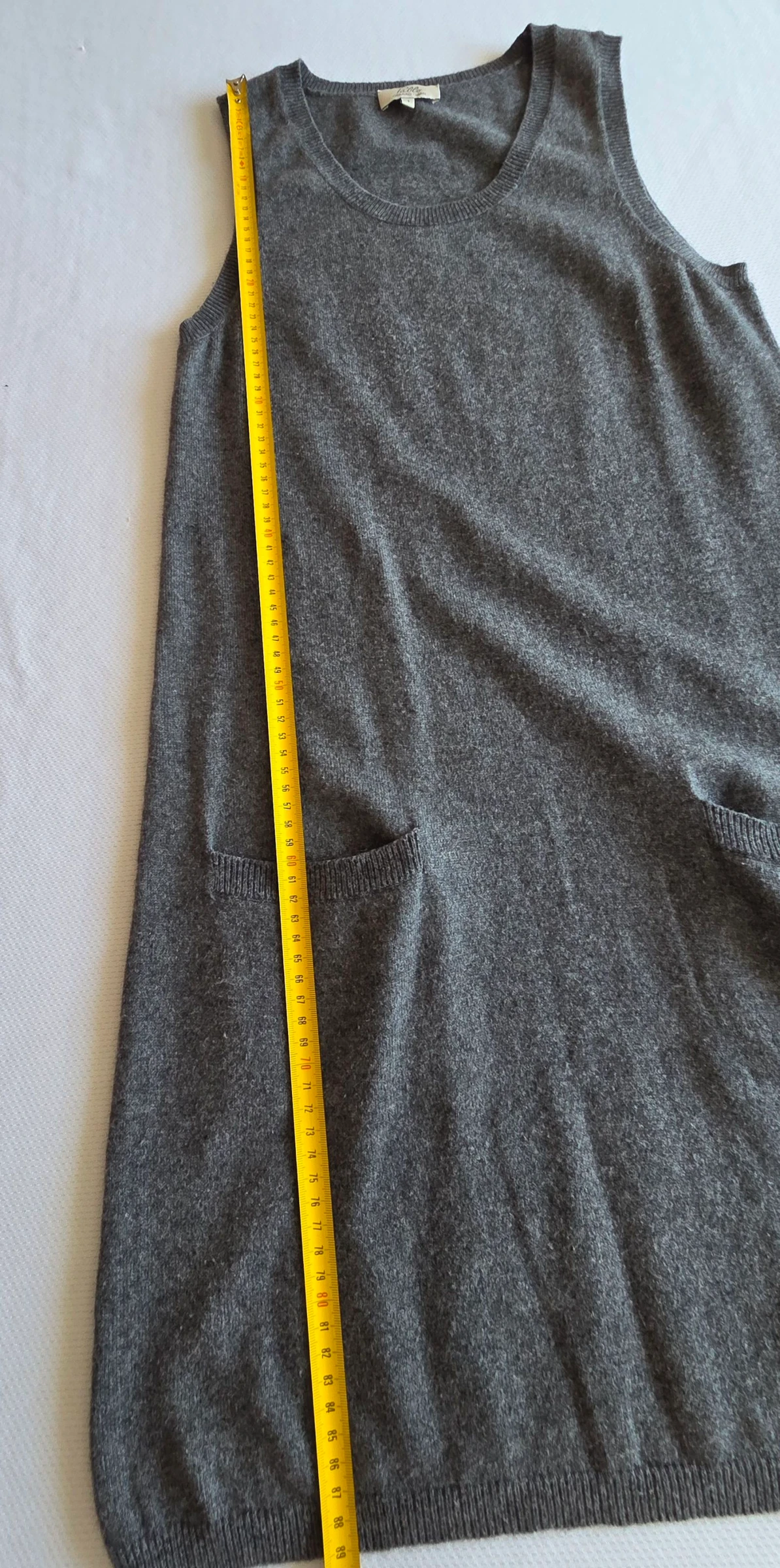 Robe pull sans manches en maille gris chiné Pablo Gérard Darel Taille 1 36 – photo 10